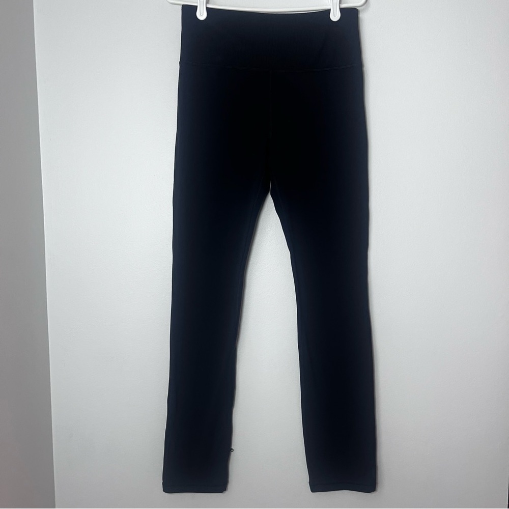 Athleta Women's Rib Skinny Leg Pant Black Size Large